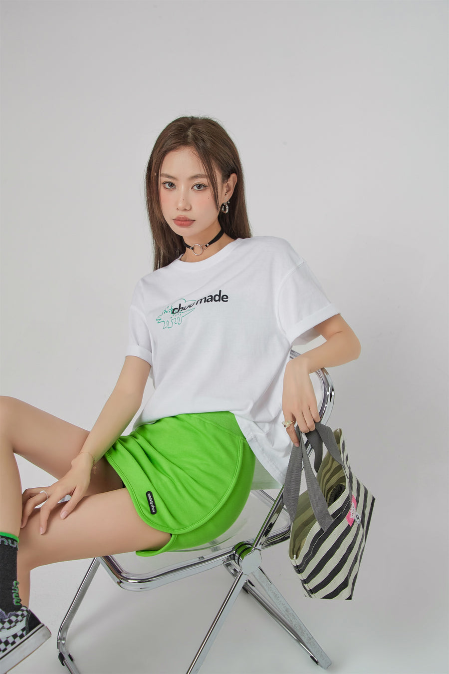 CHUU Chuumade Logo Simple T-Shirt