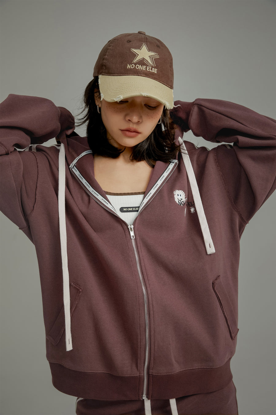 CHUU Noe Daily Hooded Zip-Up Jacket