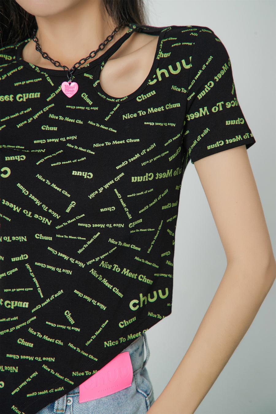 CHUU The Best Choice Cutout Top