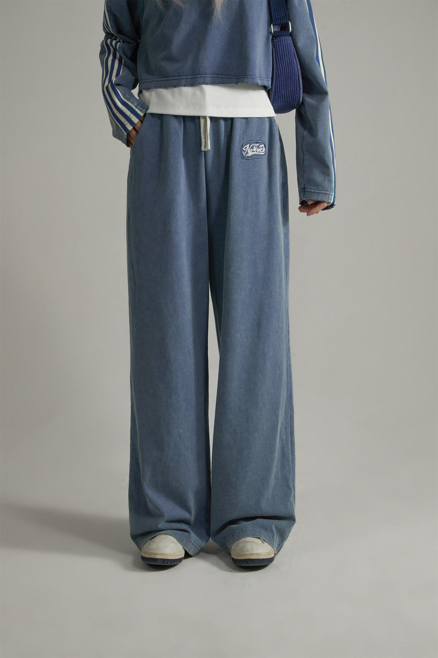 CHUU Waist String Wide Jogger Pants