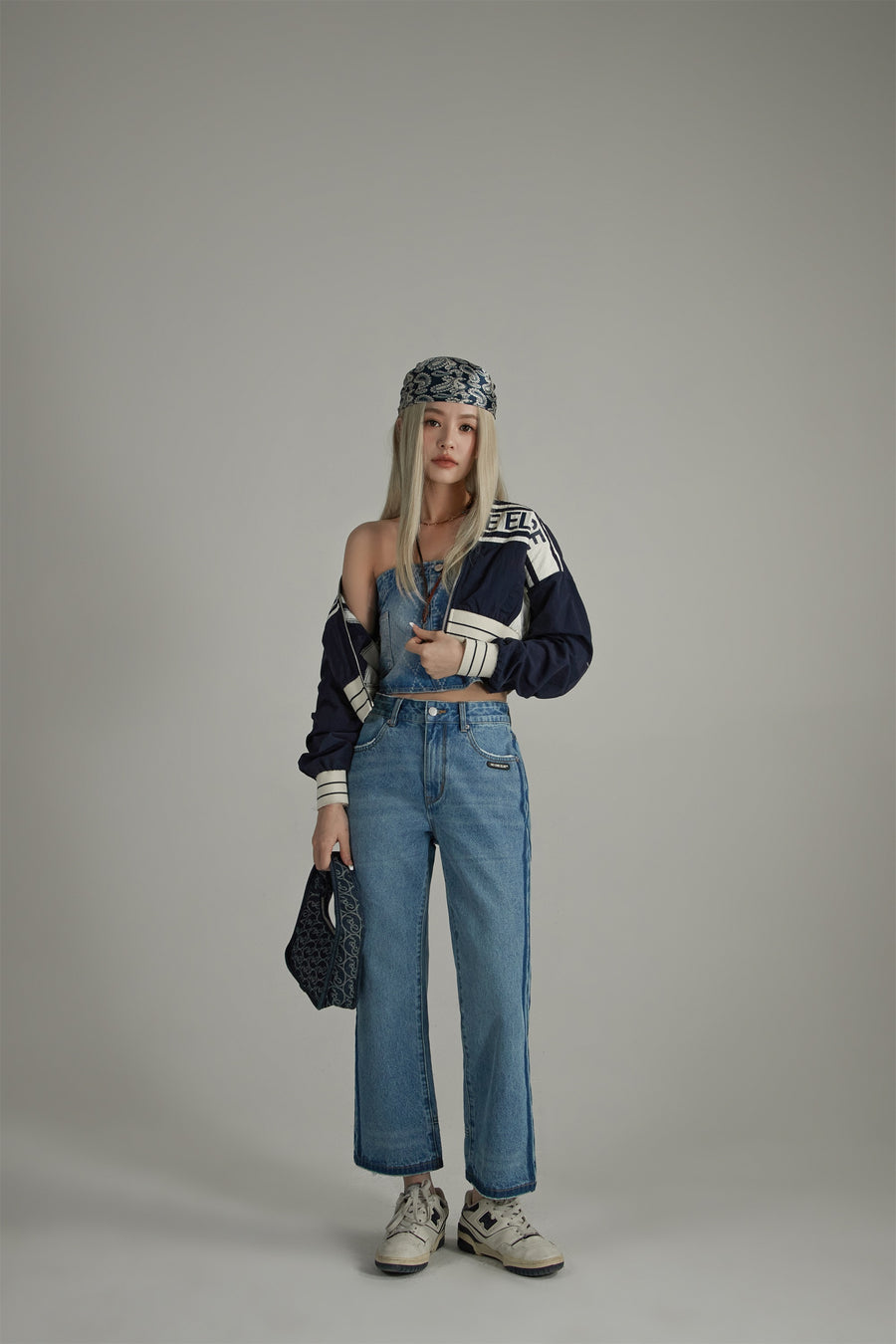 CHUU Semi Bootcut Denim Jeans