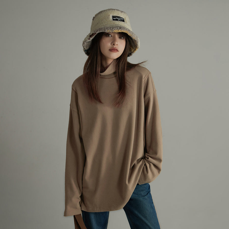 CHUU Soft Basic Turtle Neck T-Shirt