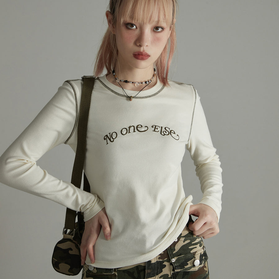 CHUU Noe Simple Round T-Shirt