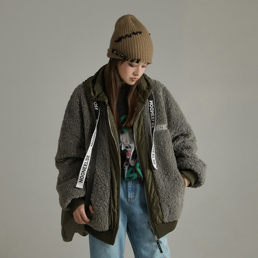 CHUU Fleece Loose Fit Hoodie Jacket