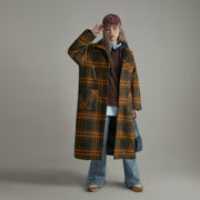 Vintage Check Loose Coat