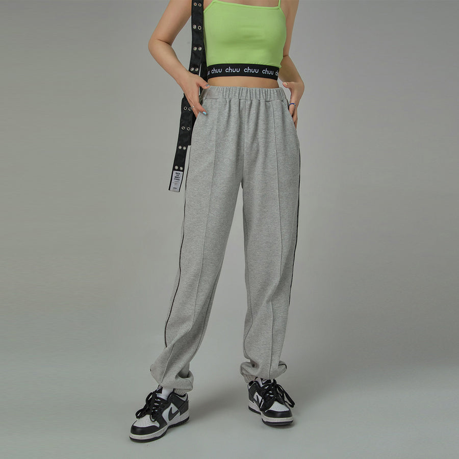 CHUU Simple Side Line Jogger Pants