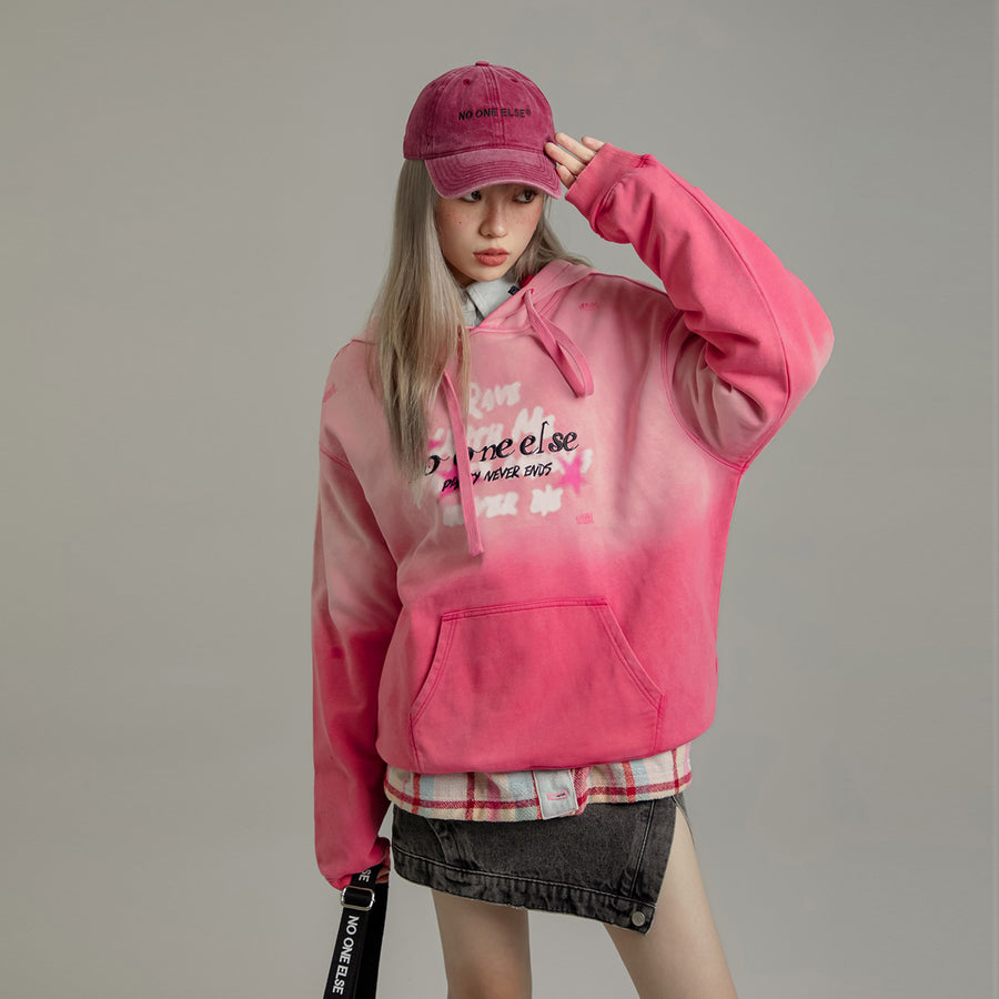 CHUU Gradient Loose Fit Hoodie