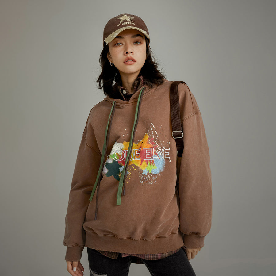 CHUU Vintage Loose Fit Hoodie