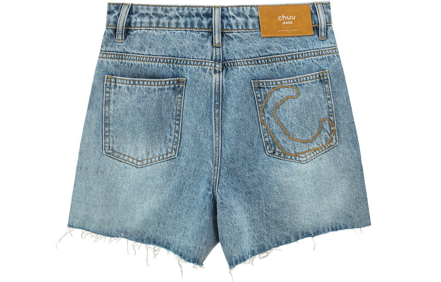 CHUU Oh Snap Denim Shorts