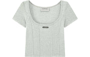 Square Crop Short Sleeve T-Shirt