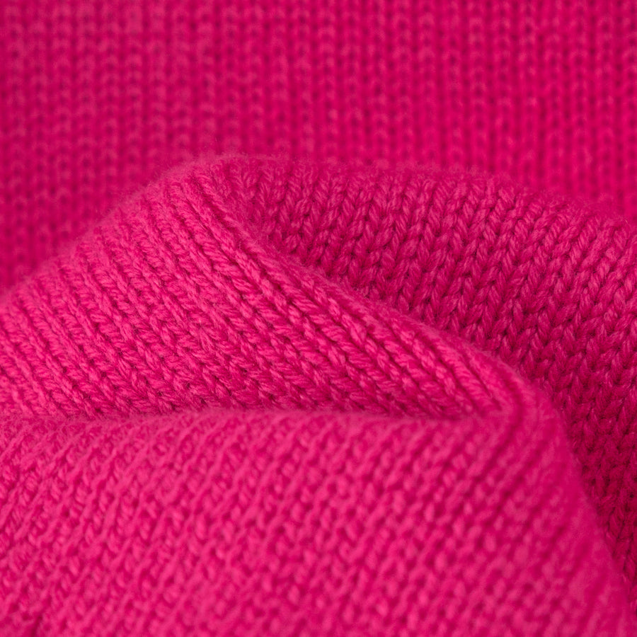 CHUU Candy Crop Half Zip-Up Knit Top