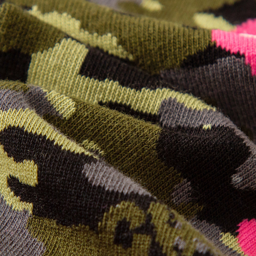 CHUU Camouflage Jacquard Knit Socks