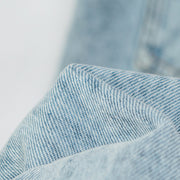 Front Cameo Detail Straight Jeans