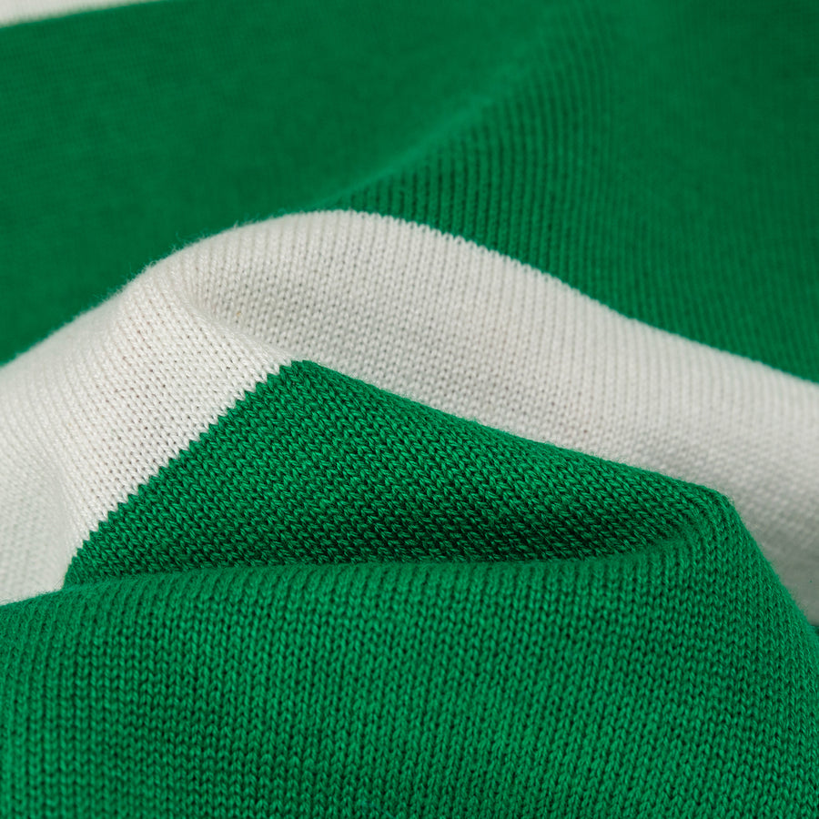 CHUU Color Matching V-Neck Striped Knit Sweater