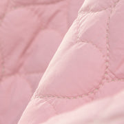 Heart Quilted V-Neck Anorak