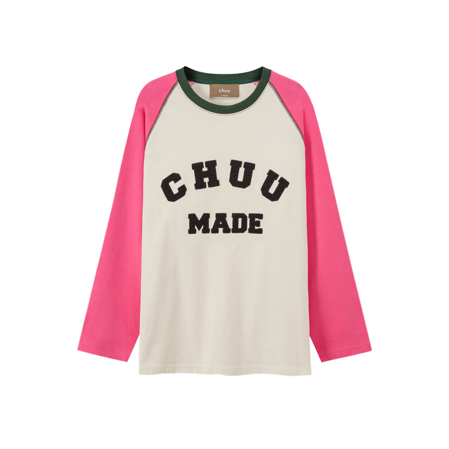 CHUU That Girl Raglan Round T-Shirt