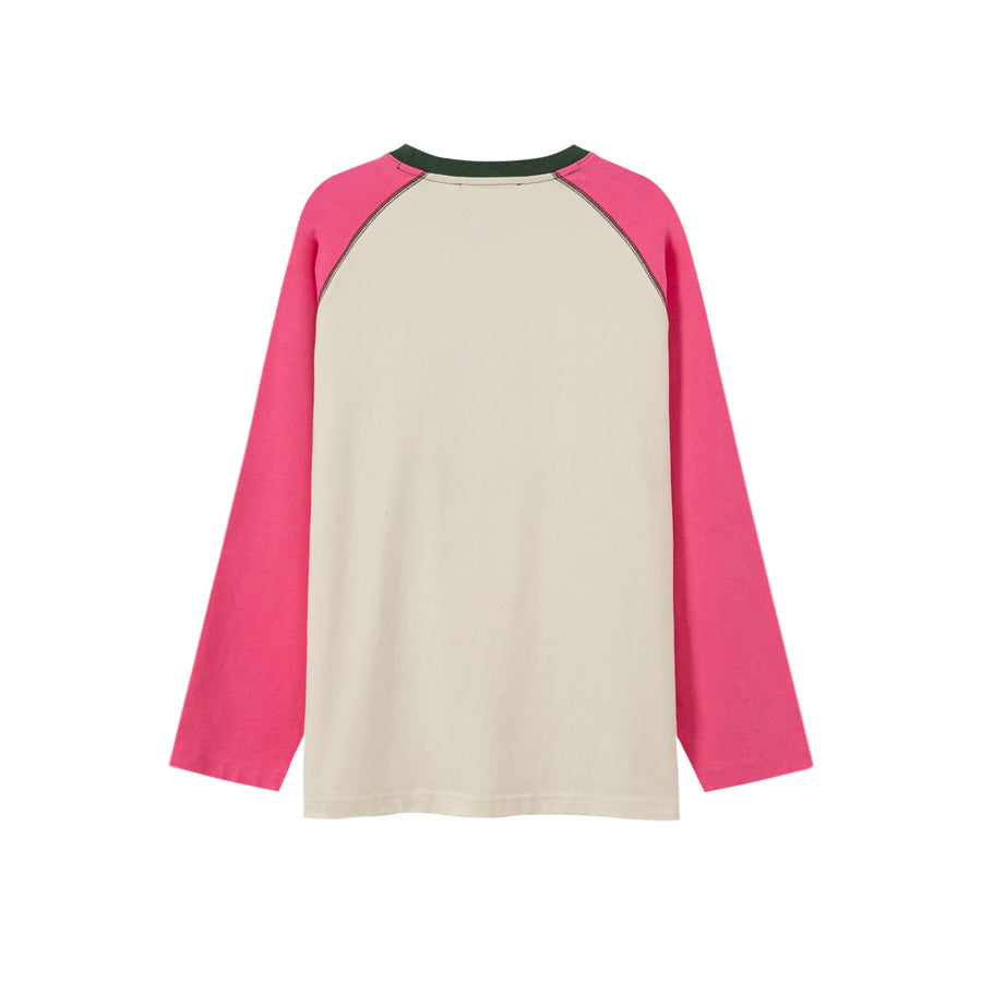 CHUU That Girl Raglan Round T-Shirt