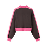 Your Favorite Girl Cherry Fleece Loose Sweatshirt