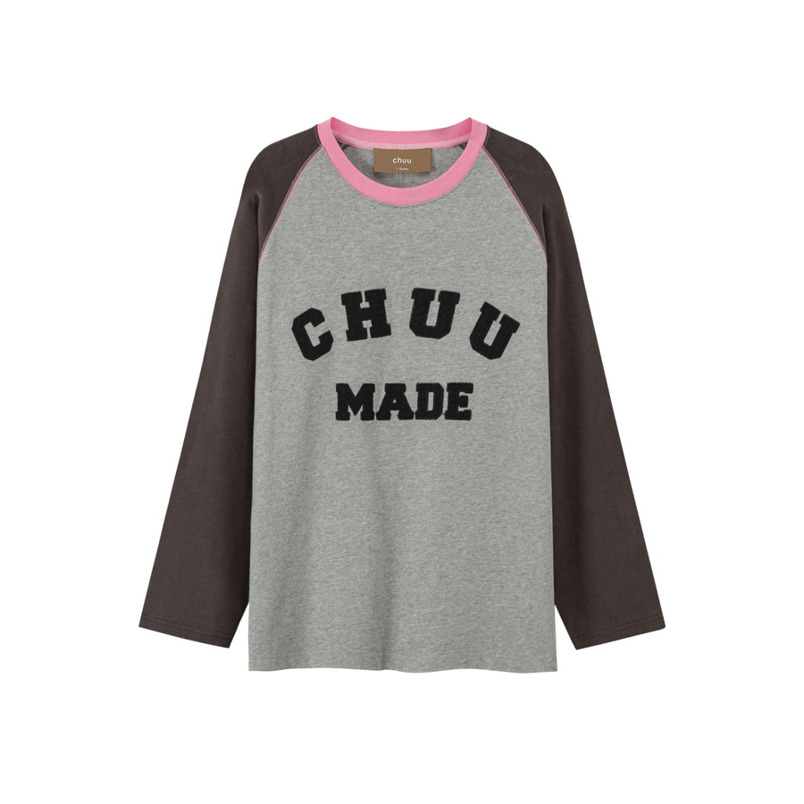 CHUU That Girl Raglan Round T-Shirt