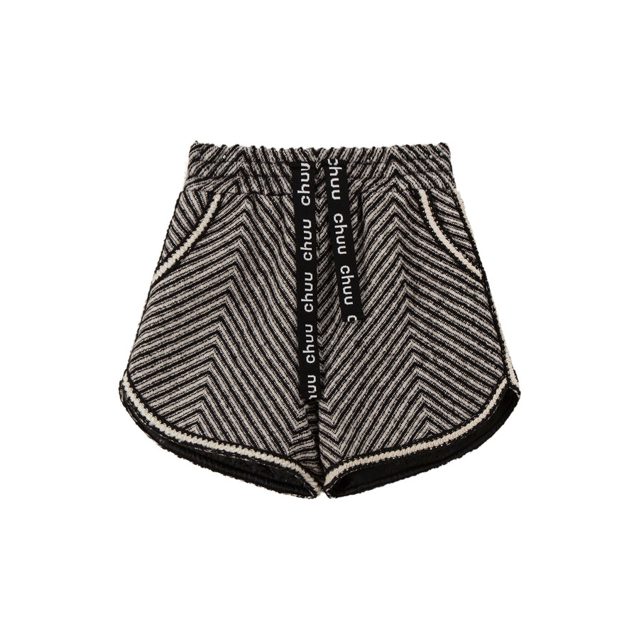 CHUU Stand Up String Striped Shorts