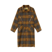 Vintage Check Loose Coat