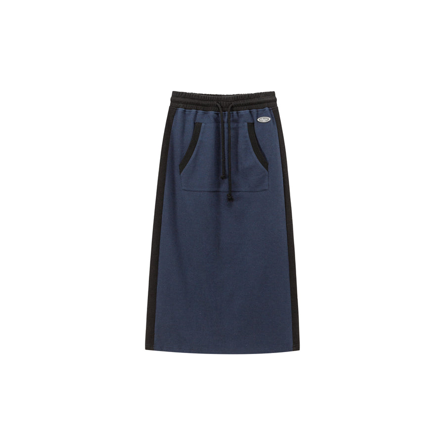 CHUU Two Toned String Skirt