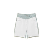 Contrast Two Toned Wide Shorts