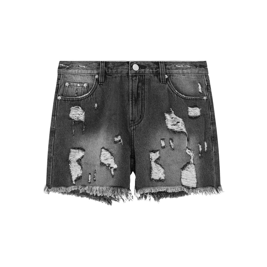 CHUU Distressed Denim Shorts