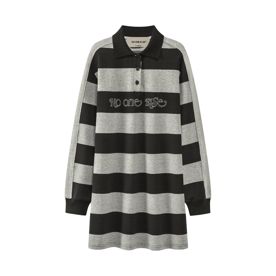 CHUU Striped Loose Fit Dress