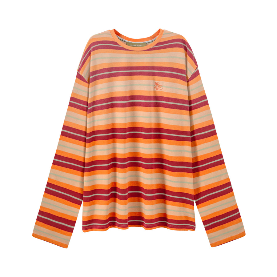 CHUU Striped Color Loose Fit T-Shirt