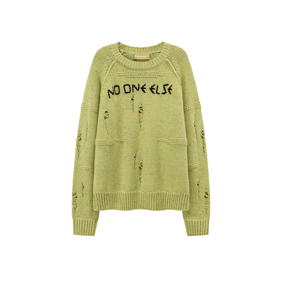 CHUU Raglan Oversize Knit Sweater