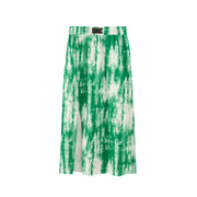 Tie-Dye Banding Slit Skirt