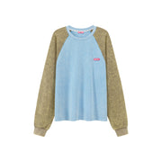 My Secret Color Matching Raglan Loose Fit T-Shirt