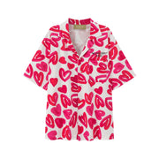 Painted Hearts Short-Sleeved Shirt