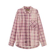 Loose Check Flannel Shirt