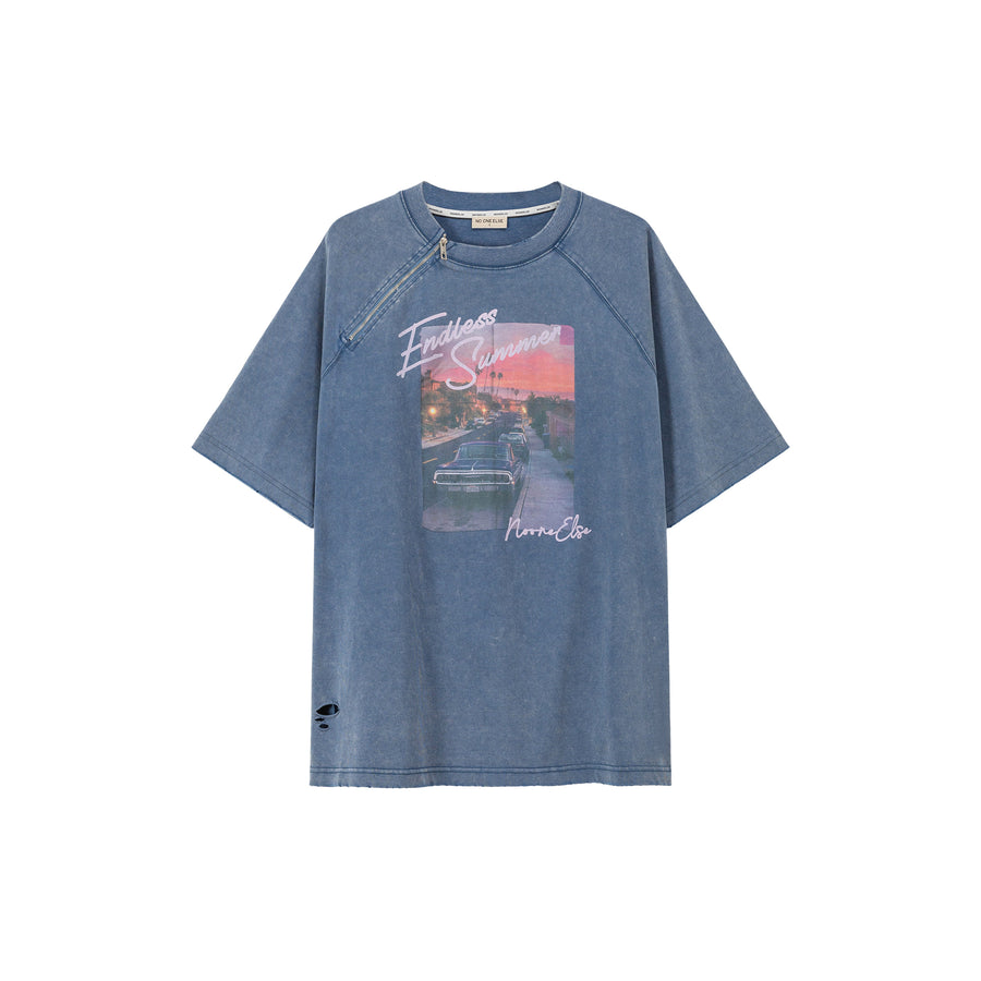 CHUU Raglan Endless Summer Loose Fit T-Shirt