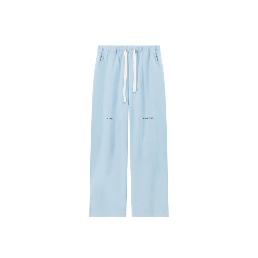 CHUU Side Slits Straight Jogger Pants