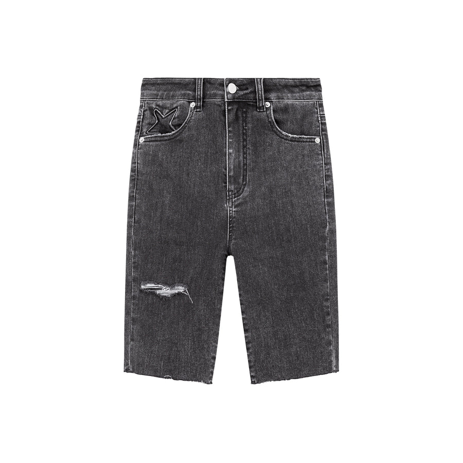 CHUU Slim Denim Shorts