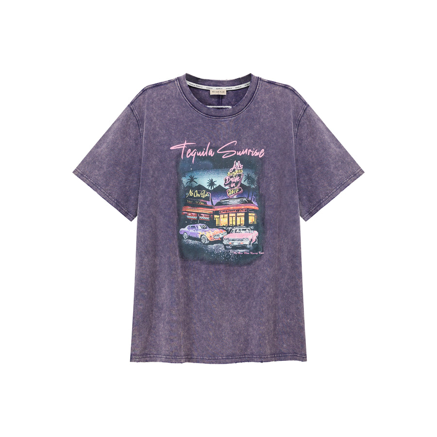 CHUU Tequila Sunrise Loose Fit T-Shirt