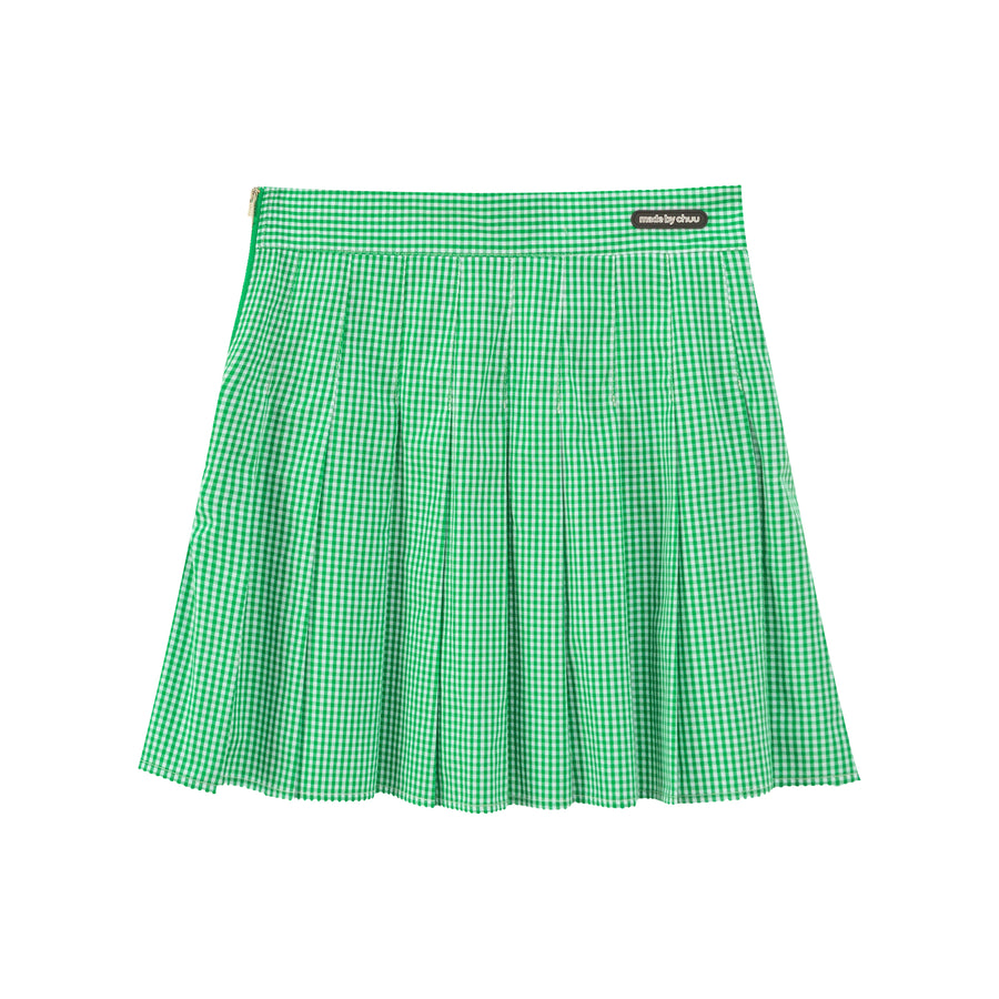 CHUU You And Your Priorities Pleats Skirt