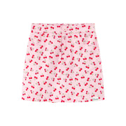 Cherry Print A-Line Mini Skirt