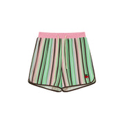 Rainbow Stripes Contrast Sport Shorts