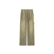 String Straight Casual Pants