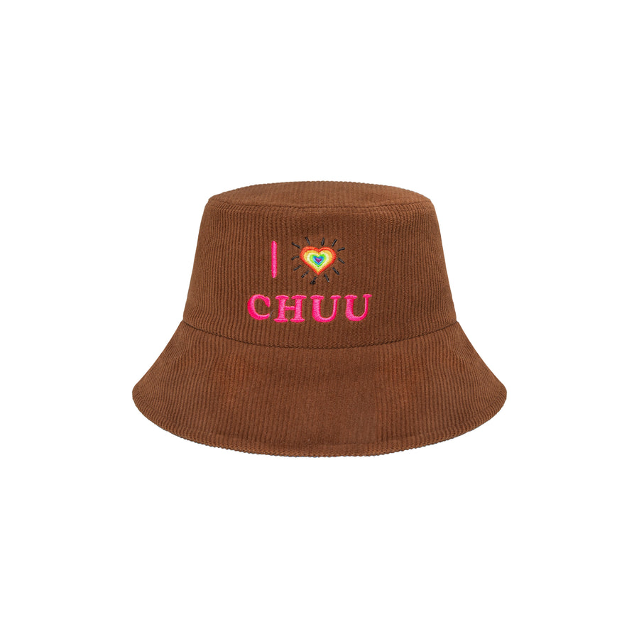 CHUU I Love Chuu Corduroy Bucket Hat