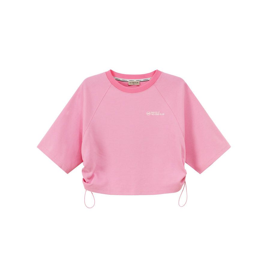 CHUU Raglan Cropped T-Shirt