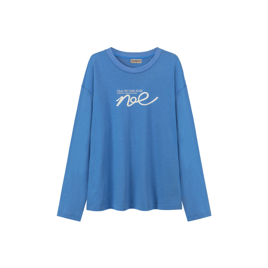 CHUU Club Noe Loose Fit Long Sleeve T-Shirt