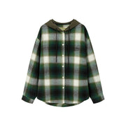 Scottish Check Hooded Shirt