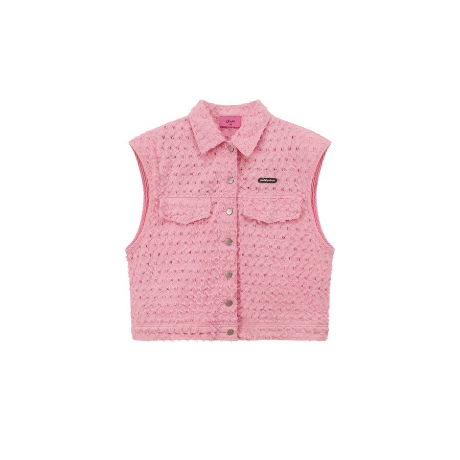 CHUU Loose Fit Vest Jacket