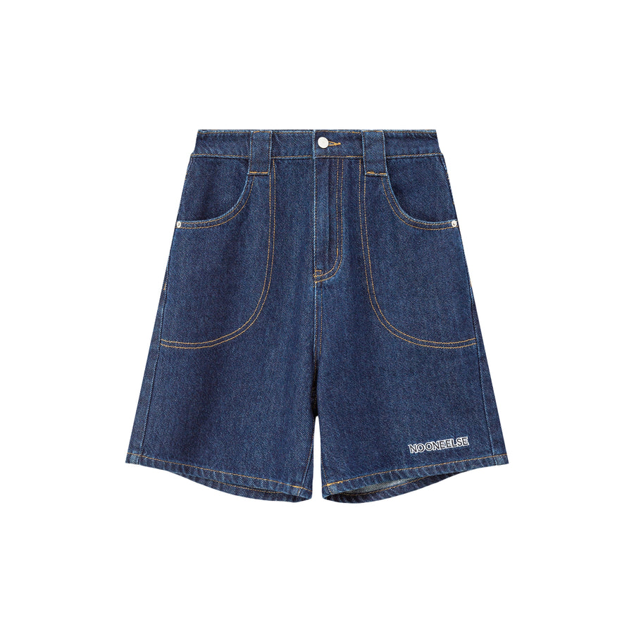 CHUU Wide Denim Shorts