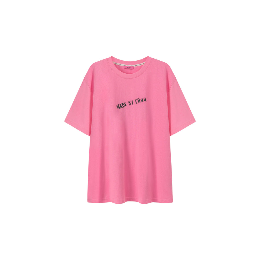 CHUU Made By Chuu Lettering Loose Fit T-Shirt